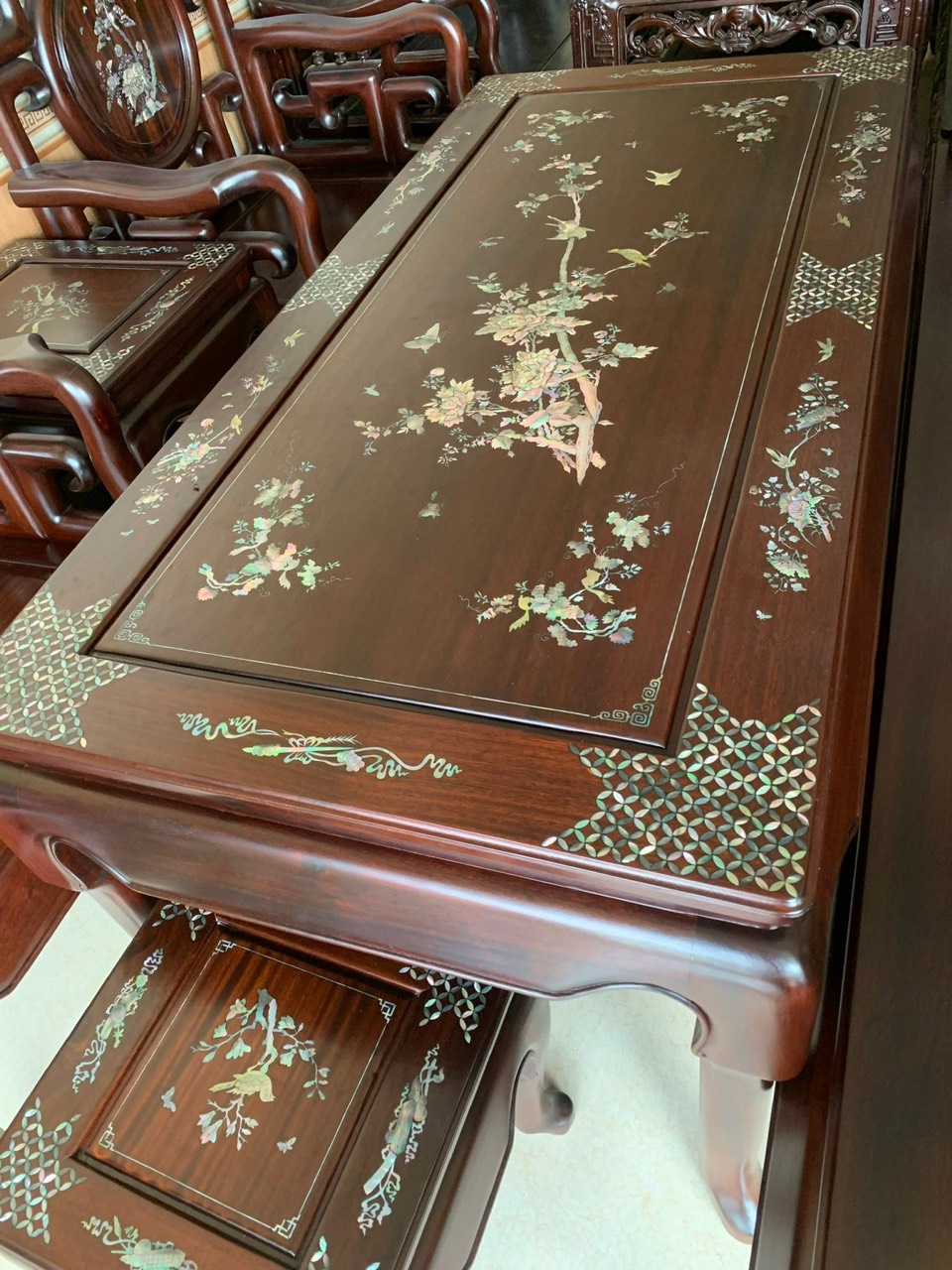 GHẾ MÓC 6  MÓN CẨN ỐC SINGAPO