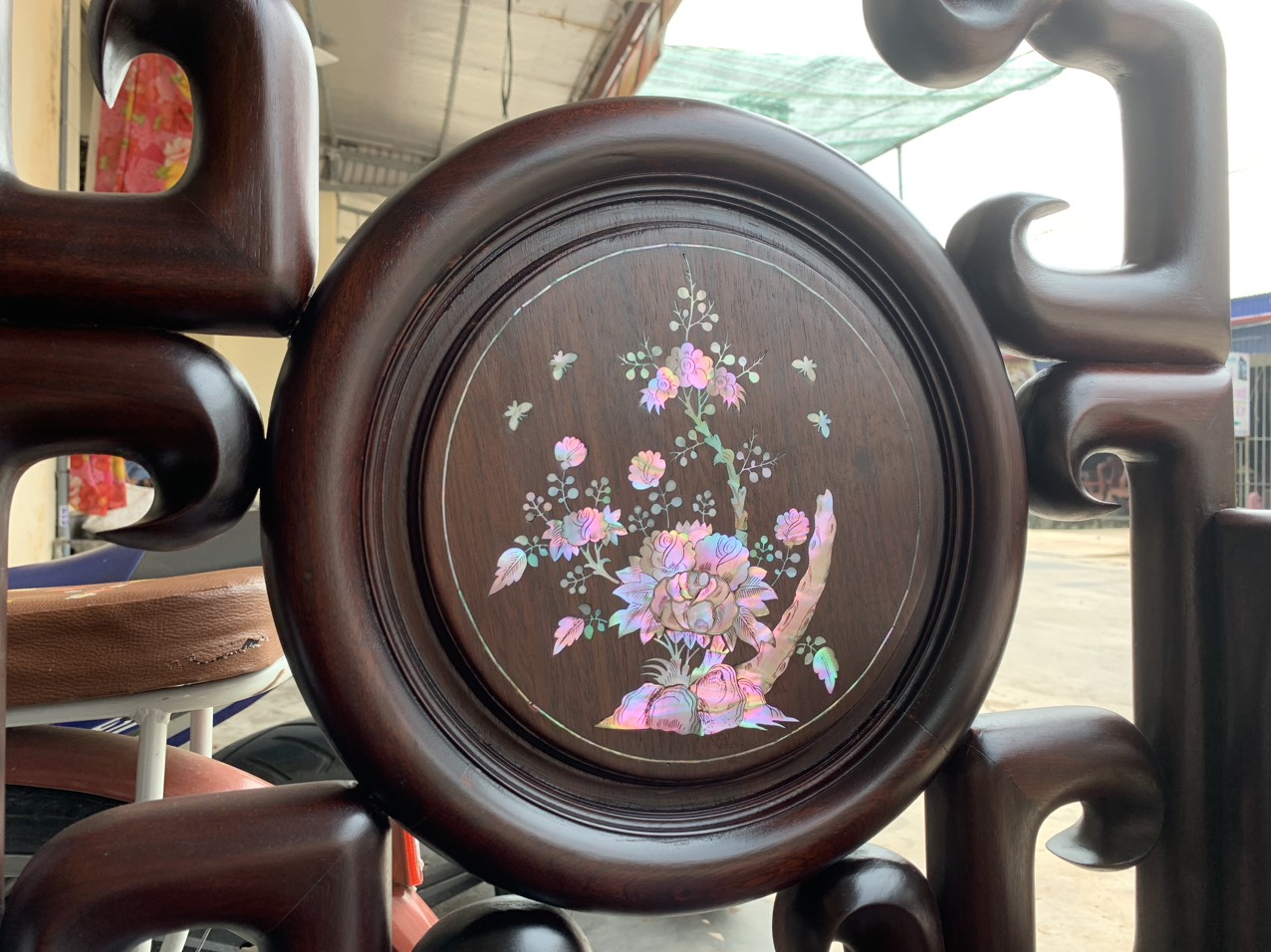 GHẾ MÓC 6  MÓN CẨN ỐC SINGAPO